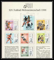 111 Football (Soccer) Italia 90 Neuf ** MNH - Laos 1135/40 + Bloc 126 - 1990 – Italien