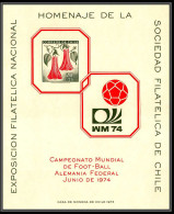 197 Football (Soccer) Allemagne 1974 Munich Neuf ** MNH - Chili (chile) Chili - Bloc Spécial Carton  - 1974 – Allemagne Fédérale