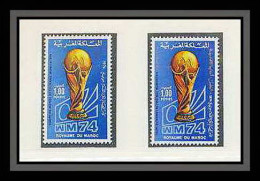 314 Football (Soccer) Allemagne 1974 Munich - Neuf ** MNH - Maroc N° 710/711 OR (gold Stamps) Overprint Gold  - 1974 – Germania Ovest