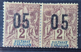 Anjouan 1912 N°20Aa *TB Cote 30€ - Ungebraucht