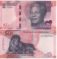 SOUTH AFRICA New 50 Rand  PW150   (ND 2023 Nelson Mandela + Lions At Back ) - Afrique Du Sud
