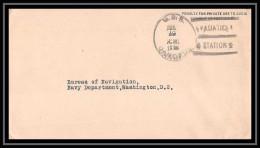 463 USA 1953 - Asiatic Fleet Us Navy USS Canopus (AS-9) Lettre Navale Cover Bateau Sip Boat  - Covers & Documents