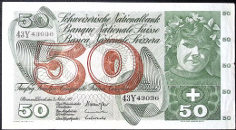 SUISSE/SWITZERLAND * 50 Francs * Cueillette Des Pommes * 07/03/73 * Etat/Grade TTB/VF - Zwitserland