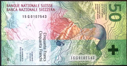 SUISSE/SWITZERLAND * 50 Francs * Le Vent * 2015 * Etat/Grade NEUF/UNC - Switzerland