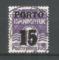 Denmark 1934 Year Used Stamp Mi # porto 32 - Postage Due