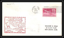 1140 Lettre USA Aviation Premier Vol Airmail Cover First Flight Aeroplane 1949 AM 79 Adams, Massachusetts - 2c. 1941-1960 Briefe U. Dokumente