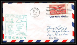 1143 Lettre USA Aviation Premier Vol Airmail Cover First Flight Aeroplane 1950 AM 93 Tucson, Arizona - 2c. 1941-1960 Storia Postale