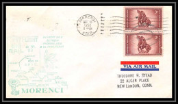 1147 Lettre USA Aviation Premier Vol Airmail Cover First Flight Aeroplane 1950 AM 93 Morenci, Arizona - 2c. 1941-1960 Covers