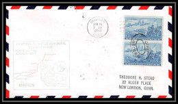 1170 Lettre USA Aviation Premier Vol Airmail Cover First Flight Aeroplane 1953 AM 88 Marion, Ohio - 2c. 1941-1960 Cartas & Documentos