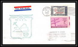 1205 Lettre USA Aviation Premier Vol Airmail Cover First Flight Aeroplane 1960 AM 87 Staunton, Virginia - 2c. 1941-1960 Brieven