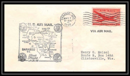 1250 Lettre USA Aviation Premier Vol Airmail Cover First Flight 1948 Aeroplane AM 86 Baraboo, Wisconsin - 2c. 1941-1960 Lettres
