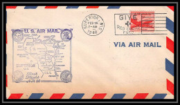 1257 Lettre USA Aviation Premier Vol Airmail Cover First Flight 1948 Aeroplane AM 86 Superior, Wisconsin - 2c. 1941-1960 Cartas & Documentos