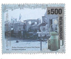 #75357 ARGENTINA 2023 NEW EMERGENCY OVERPRINTED (REVALORIZADO) TRAIN WELSH INMIGRATION  500 Ps MNH SCARCE - Ungebraucht