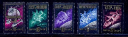 Russie (Russia Urss USSR) - 095 - N°4298 / 4302 Espace (space) Intercosmos - Rusia & URSS
