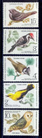 Russie (Russia Urss USSR) - 109 - N°4627 / 4631 Oiseaux (bird Birds Oiseau) (birds) DEFENSEURS DES FORETS - Verzamelingen, Voorwerpen & Reeksen