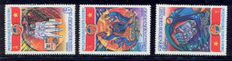 Russie (Russia Urss USSR) - 113 - N°4717 / 4719 Espace (space) Intercosmos - Rusia & URSS