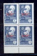 Russie (Russia Urss USSR) - 208a - N°5576 Espace (space) Poste Spaciale Surcharge Rouge Cote 40 Euros Bloc 4 - Rusland En USSR