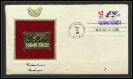 373/ USA OR Gold Stamps SUR Lettre Cover Briefe Fanny Brice - 1991-2000