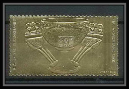 421a Staffa Scotland Egypte (Egypt UAR) Treasures Of Tutankhamun 16 OR Gold Stamps 23k Tirage 2 Brillant Neuf** Mnh - Egyptology