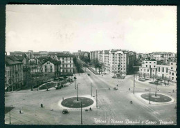 BB362 - TORINO - PIAZZA BERNINI E CORSO FRANCIA ANIMATA 1956 - Places & Squares