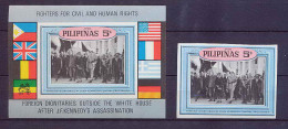 Philippines (pilipinas) - 47a - De Gaulle Et Kennedy BLOC Non Dentelé (imperforate) NON EMIS Neuf ** Mnh - Kennedy (John F.)