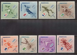 01 Sport Jeux Olympiques (olympic Games) N° 457/61 Melbourne 1956 Dominicana (République Dominicaine) Neuf ** Mnh - Summer 1956: Melbourne