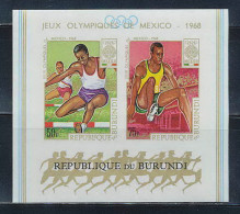 56 Sport Jeux Olympiques (olympic Games) Mexico 68 N° 26 Bloc Non Dentelé Imperf - Summer 1968: Mexico City