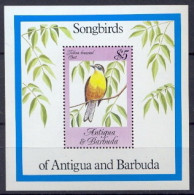 Antigua Barbuda 128 - Bloc N° 81 Oiseaux (bird Birds Oiseau) Cote 15 MNH ** - Verzamelingen, Voorwerpen & Reeksen