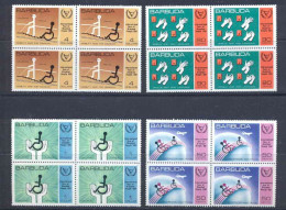 Barbuda 410 - N° 545/8 Bloc 4 Cote 33 Euros Annee Des Handicapés 1981 MNH ** - Behinderungen