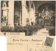 Braine-le-Comte Intérieur De L'Eglise, Saint-Géry 1923, Hainaut, TTB-CPA - Braine-le-Comte