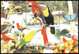 Sao Tome E Principe 139 N° 293 Oiseaux (bird Birds Oiseau) Perroquet Cote 22 ** MNH - Papagayos