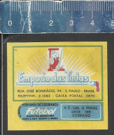 FUTEBOL N.8 - EMPORIO DAS TINTAS - OLD MATCHBOX LABEL MADE IN BRAZIL - Boites D'allumettes - Etiquettes