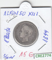 CRE2774 MONEDA ESPAÑA 1 PESETA ALFONSO XIII SG-V 1899 - Autres & Non Classés