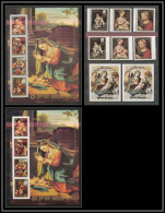 123 Corée (korea) Neuf ** MNH 2423/25 A/B + Bloc 165 Correggio Tableau (tableaux Painting) Non Dentelé Imperf - Religion