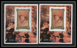 150 Corée (korea) Neuf ** MNH 104 A/B Rubens Tableau (tableaux Painting) Non Dentelé Imperf + Dentelés - Rubens