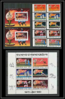 347 Corée (korea) Neuf ** MNH 1860/64 + Bloc Jeux Olympiques (olympic Games) MOSCOU 1980 Non Dentelé Imperf - Summer 1980: Moscow