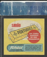 FUTEBOL N.3 - SABÃO PORTUGUEZ - OLD MATCHBOX LABEL MADE IN BRAZIL - Boites D'allumettes - Etiquettes