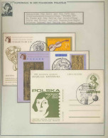 060 Pologne (Poland) 3 Entier Postal Stationery 1973 Copernic Copernicus Copernico Espace (space)  - Storia Postale