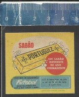 FUTEBOL N.2 - SABÃO PORTUGUEZ - OLD MATCHBOX LABEL MADE IN BRAZIL - Boites D'allumettes - Etiquettes