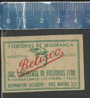 BELISCO - OLD MATCHBOX LABEL MADE IN BRAZIL - Boites D'allumettes - Etiquettes