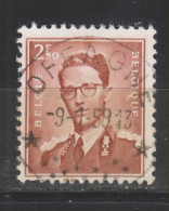 COB 1028 Oblitération Centrale Relais étoile * OFFAGNE * - 1953-1972 Lunettes