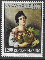 SAN MARINO -1960 - P. AEREA - CARAVAGGIO - NUOVO MNH** ( YVERT 505 - MICHEL 681 - SS 550) - Ungebraucht