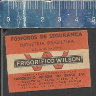 FRIGORIFICO WILSON - OLD MATCHBOX LABEL MADE IN BRAZIL - Boites D'allumettes - Etiquettes