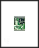 96004 622 Moscou Jeux Olympiques Olympic Games 1980 Centrafricaine Epreuve D'artiste Artist Proof Green - Verano 1980: Moscu
