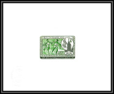 96165 N°686 Relay Race Moscou 1980 Jeux Olympiques Olympic Games Centrafricaine Epreuve Artist Proof Green - Summer 1980: Moscow