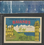 BAIANOS  - OLD MATCHBOX LABEL MADE IN BRAZIL - Boites D'allumettes - Etiquettes