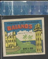 BAIANOS  - OLD MATCHBOX LABEL MADE IN BRAZIL - Boites D'allumettes - Etiquettes