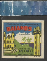 BAIANOS  - OLD MATCHBOX LABEL MADE IN BRAZIL - Boites D'allumettes - Etiquettes