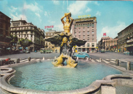 Cartolina Roma - Piazza Barberini - Places