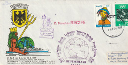 Schiffspost Schulschiff "Deutschland" Zu Besuch In Recife - 47. AAR - 1977 (67404) - Lettres & Documents